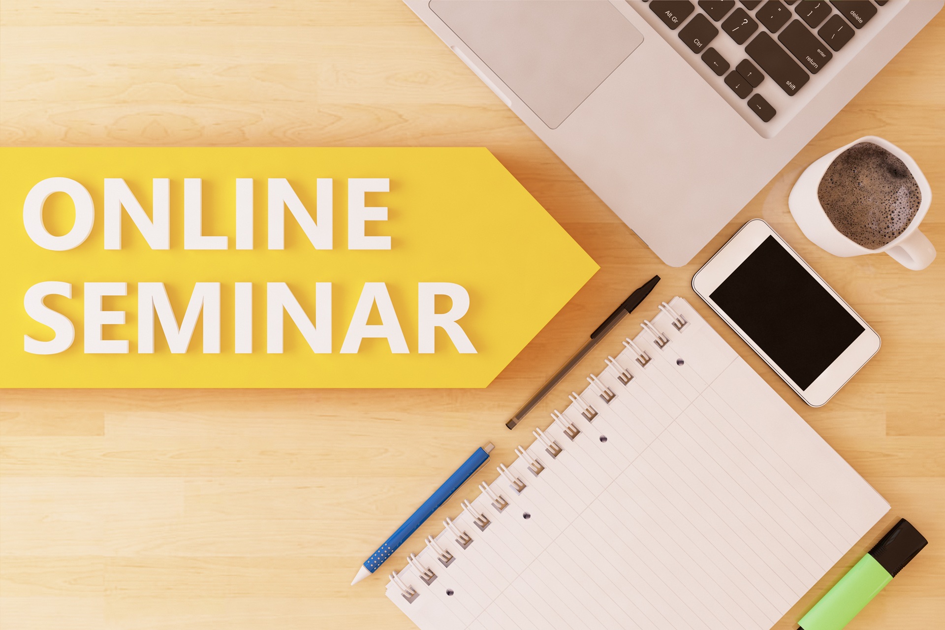 Arbeitsplatz für Onlinekurs | online Seminarverwaltung  